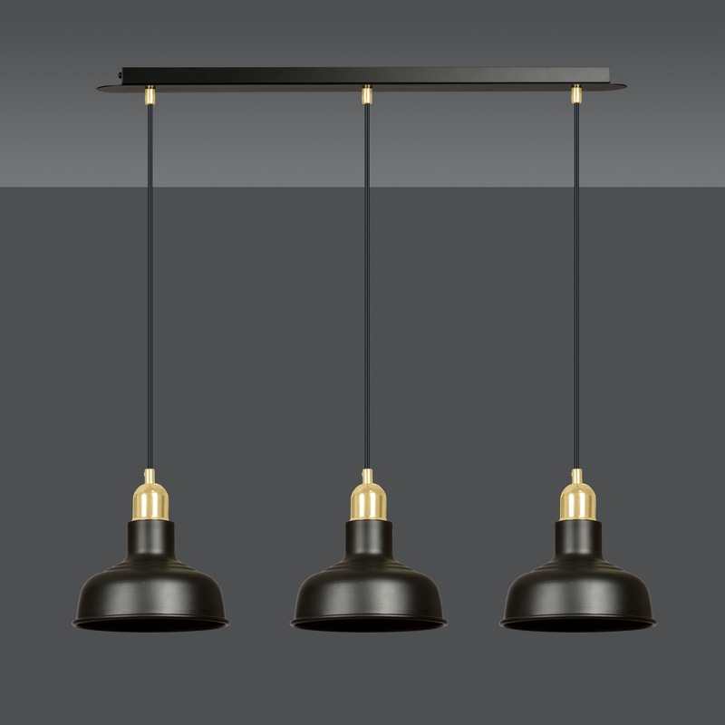 Ibor 3 black  lampe Loftlampe - Vaalea.dk