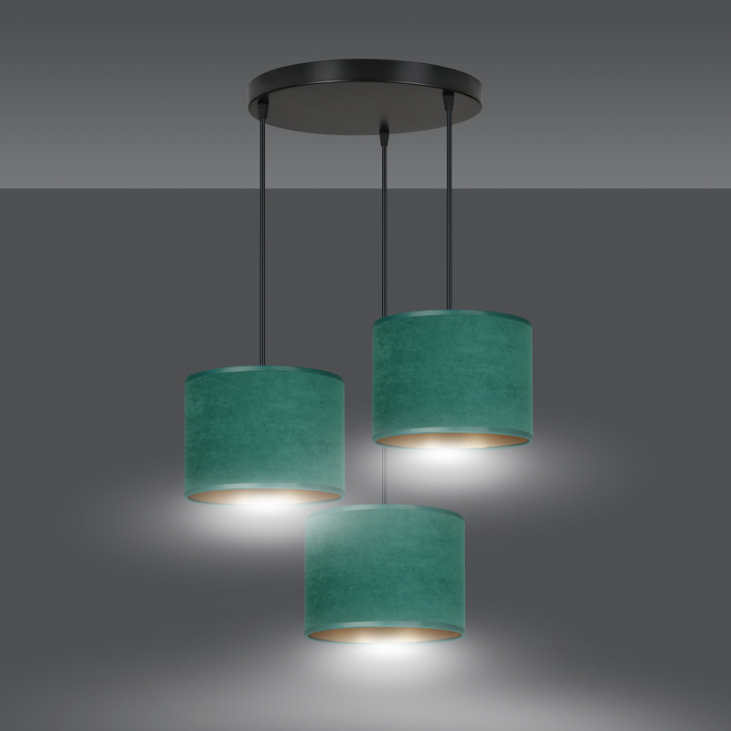 Hilde 3 bl premium green  lampe Loftlampe - Vaalea.dk