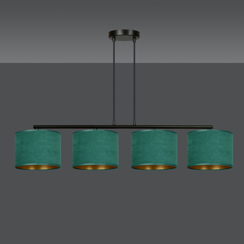 Hilde 4 bl green  lampe Loftlampe - Vaalea.dk