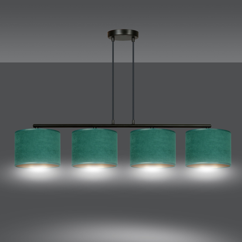 Hilde 4 bl green  lampe Loftlampe - Vaalea.dk
