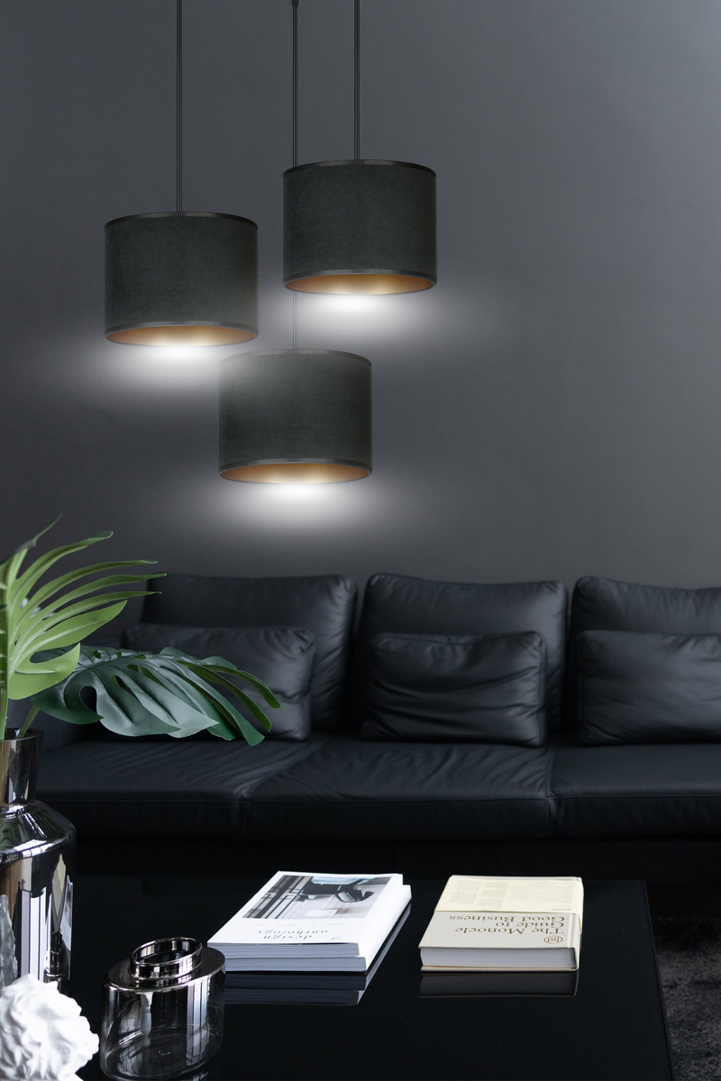 Hilde 3 bl premium black  lampe Loftlampe - Vaalea.dk