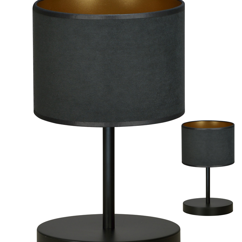 Hilde ln1 bl black  lampe Bordlampe - Vaalea.dk