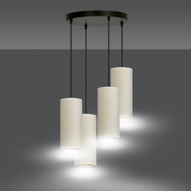 Bente 4 bl premium white  lampe Loftlampe - Vaalea.dk