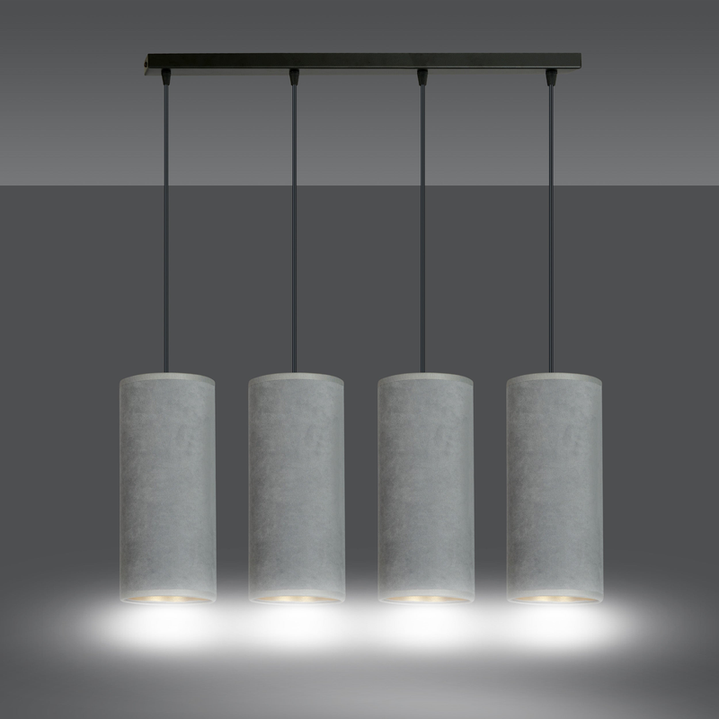 Bente 4 bl gray  lampe Loftlampe - Vaalea.dk