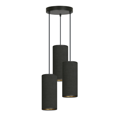 Bente 3 bl premium black  lampe Loftlampe - Vaalea.dk