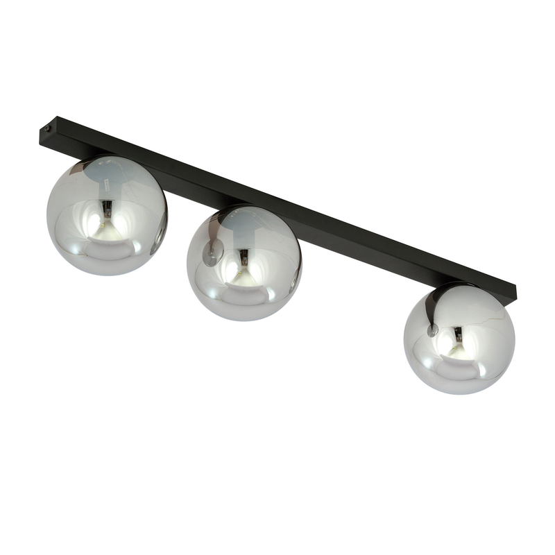Fit 3 black/grafit  lampe Loftlampe - Vaalea.dk