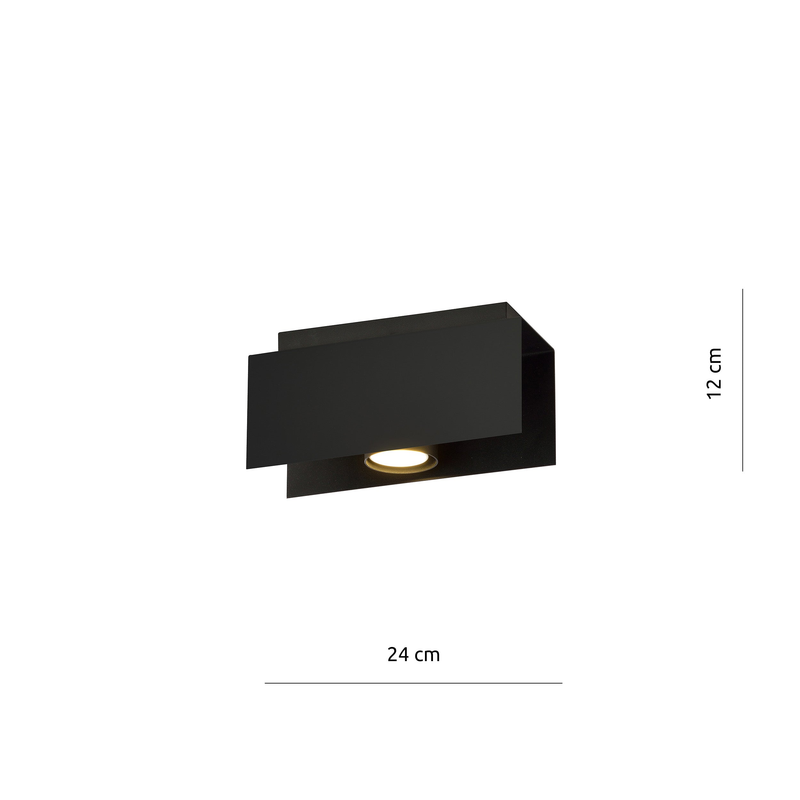 Kenno 1 black  lampe Loftlampe - Vaalea.dk
