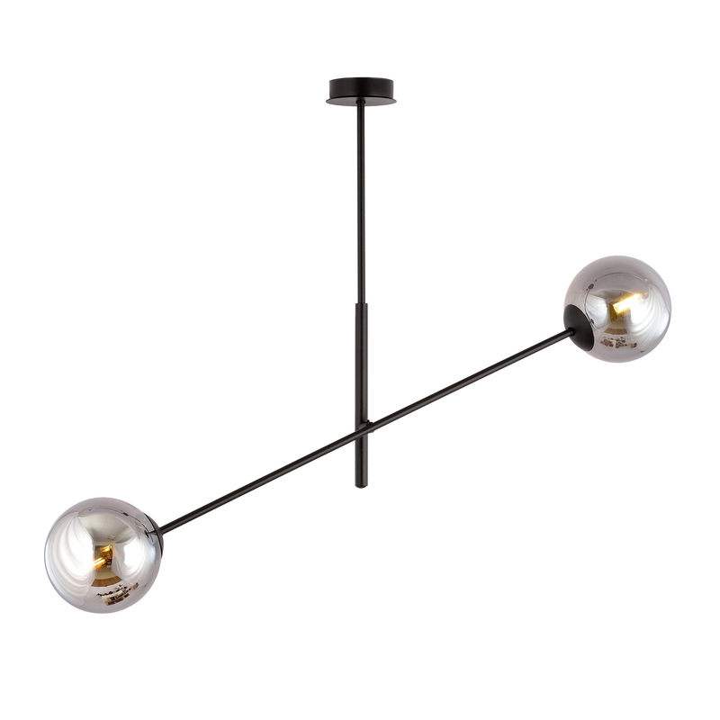 Linear 2 black/grafit  lampe Loftlampe - Vaalea.dk