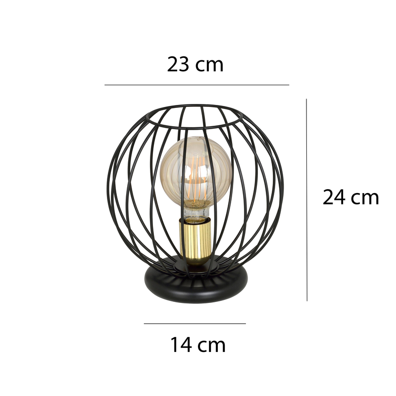 Albio ln1 black  lampe Bordlampe - Vaalea.dk