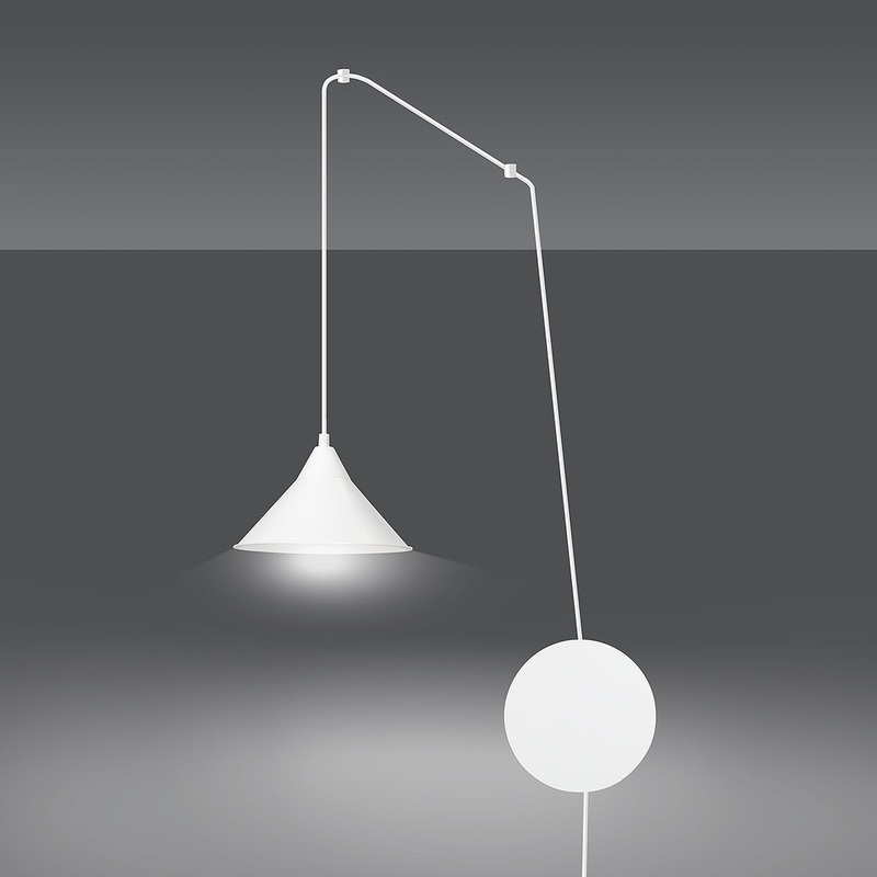 Abramo 1 white  lampe Pendel - Vaalea.dk