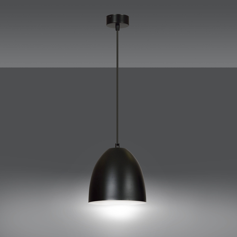 Lenox 1 black / white  lampe Pendel - Vaalea.dk