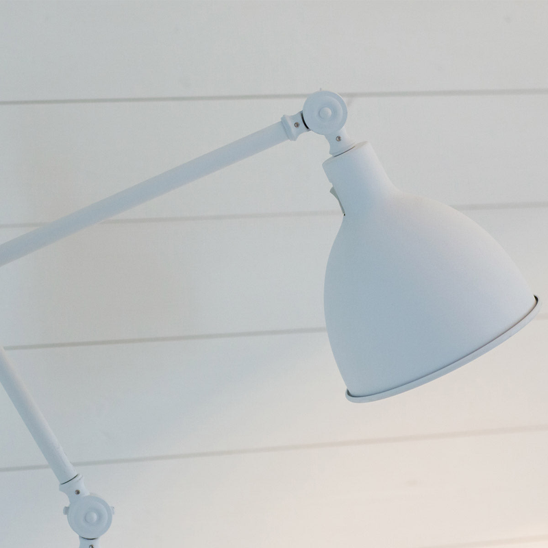 BAZAR VLOERLAMP WIT