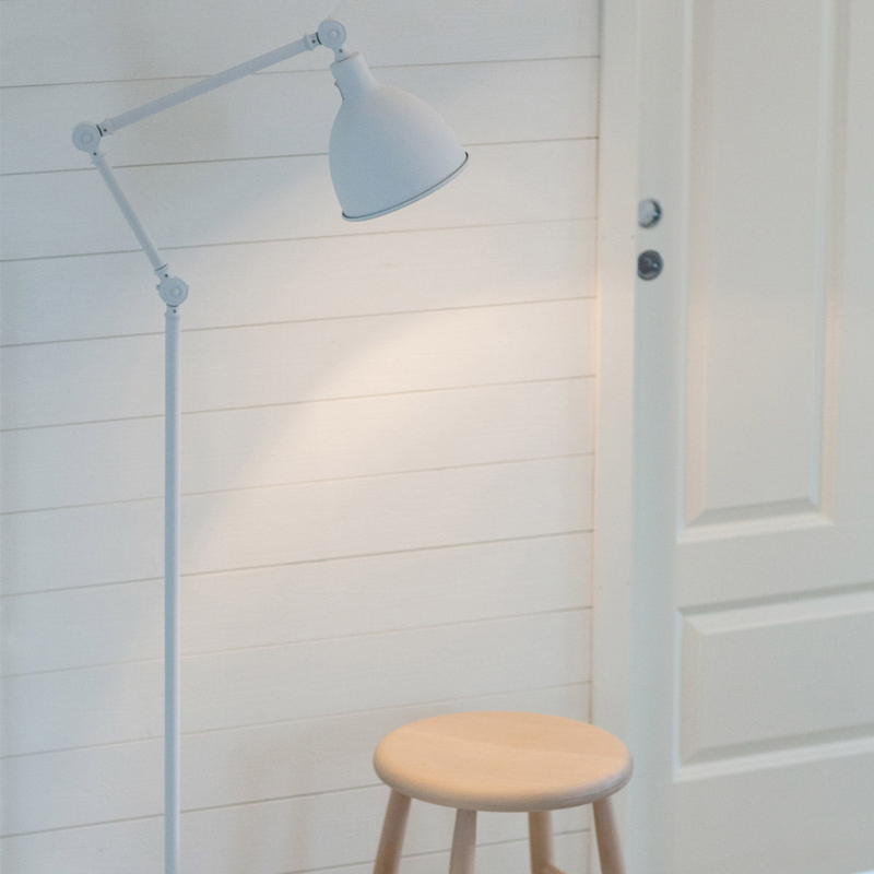 BAZAR VLOERLAMP WIT