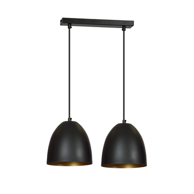 Lenox 2 black / gold  lampe Pendel - Vaalea.dk