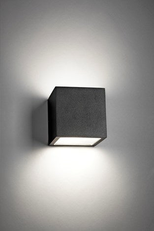 Cube up/down black Udendørslampe Udendørslampe