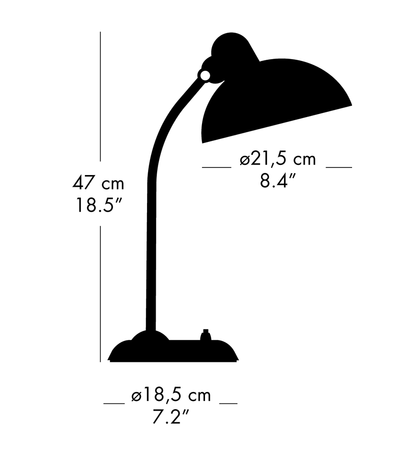 KAISER idell™ Bordlampe - Vaalea.dk