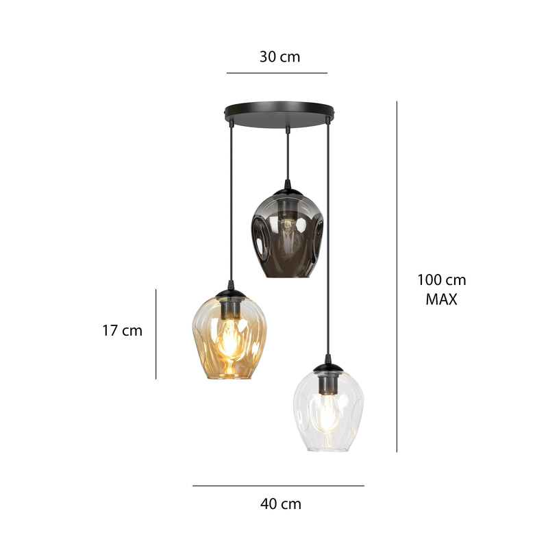 Istar 3 bl premium mix  lampe Loftlampe - Vaalea.dk