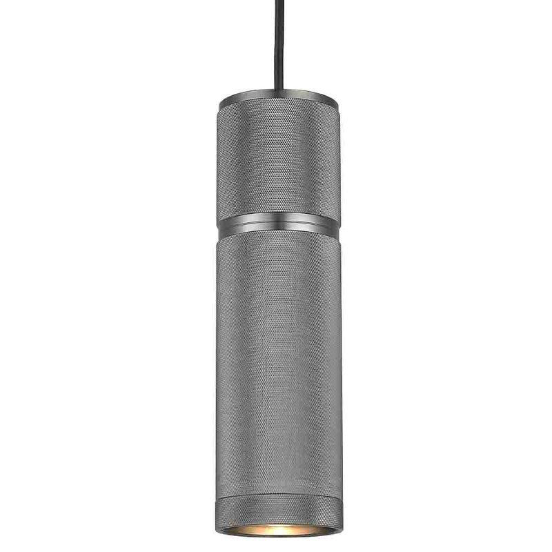 Halo- the pendant cylinder pendel i metal gun black ø12 2,5m kabel - Vaalea.dk
