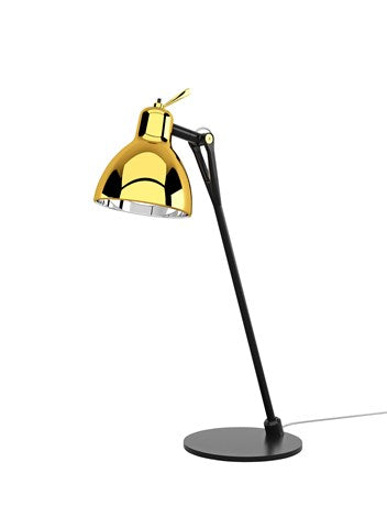 Luxy glam t0 bordlampe sort/guld Skrivebordslampe - Vaalea.dk