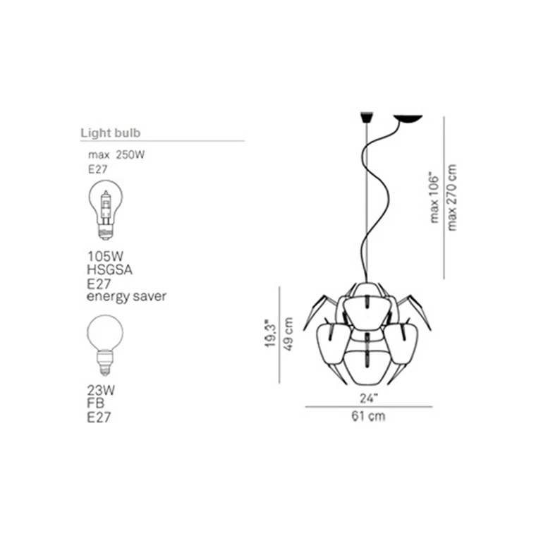 HOPE HANGER Ø61 - LUCEPLAN