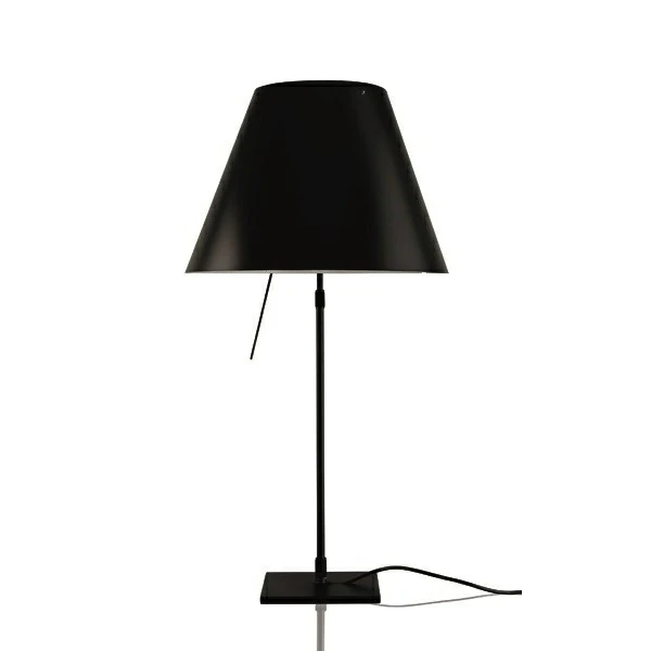Costanza bordlampe m/dimmer sort/liquorice black - luceplan Bordlampe - Vaalea.dk