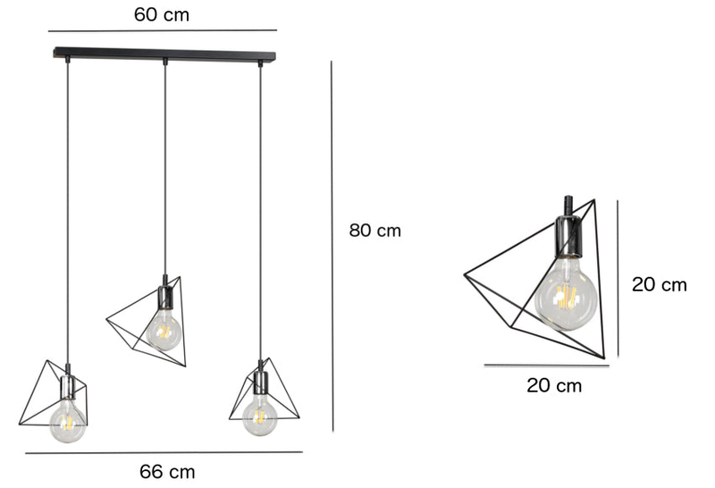 Dex 3 white  lampe Loftlampe - Vaalea.dk