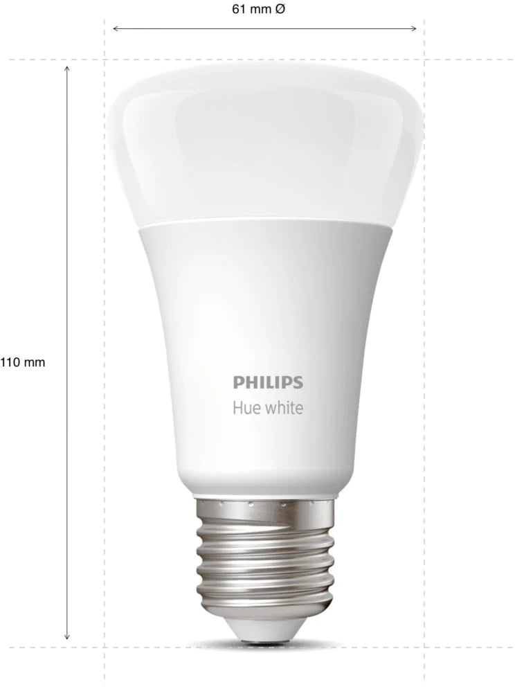 PHILIPS HUE WIT STARTER KIT 2 X E27