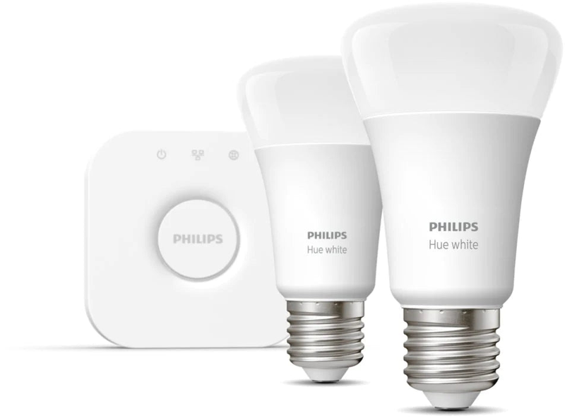 PHILIPS HUE WIT STARTER KIT 2 X E27