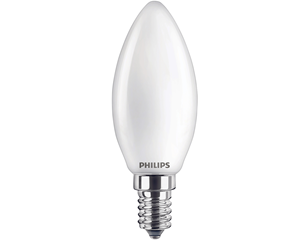 PHILIPS LED KERTE E14 6.5W GLAS