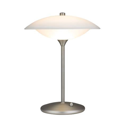 Baroni bordlampe ø30 opal / b-stål - Vaalea.dk