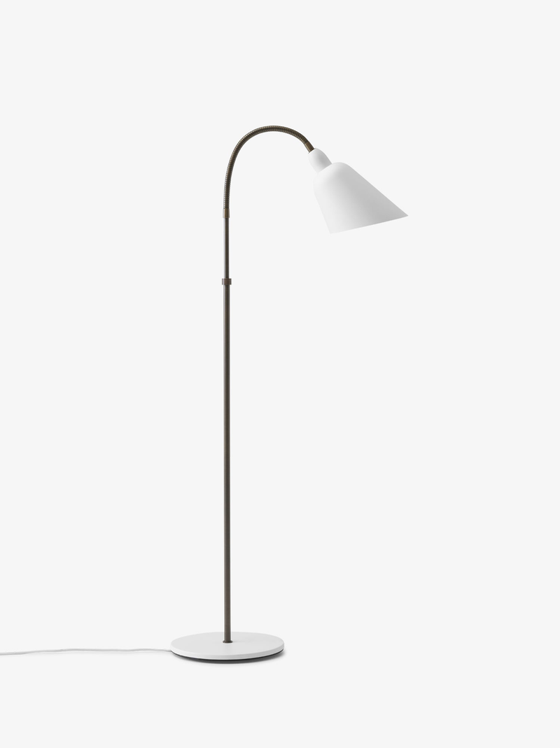 BELLEVUE LAMPADAIRE AJ7 BLANC/LAITON BRONZE SPEC.EDITION