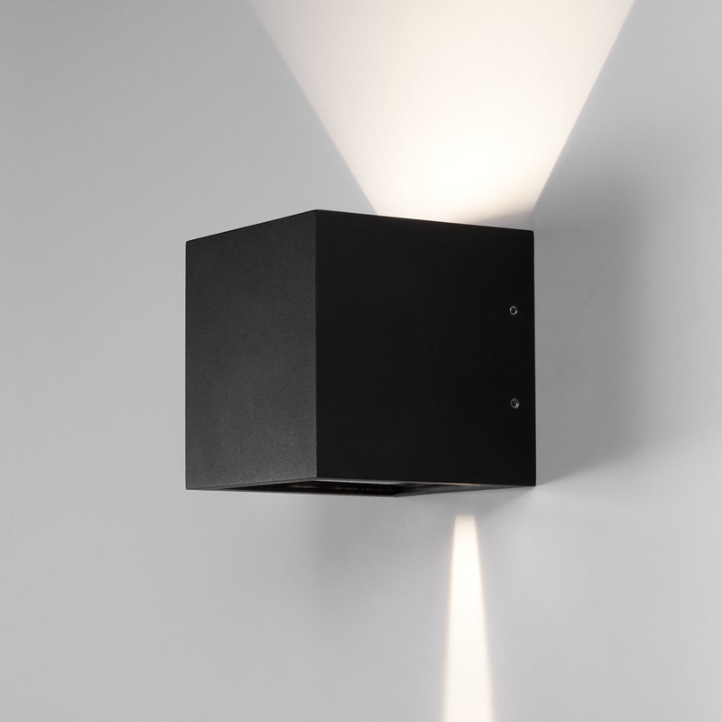 Cube led black Udendørslampe - Vaalea.dk