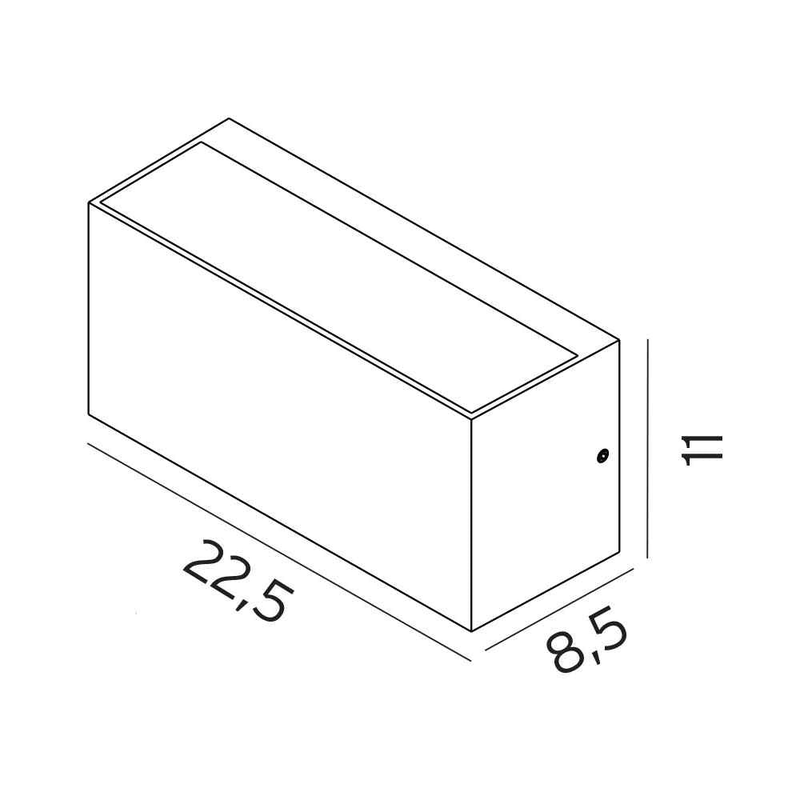 ASKER VIT 1510W VÄGGLAMPOR