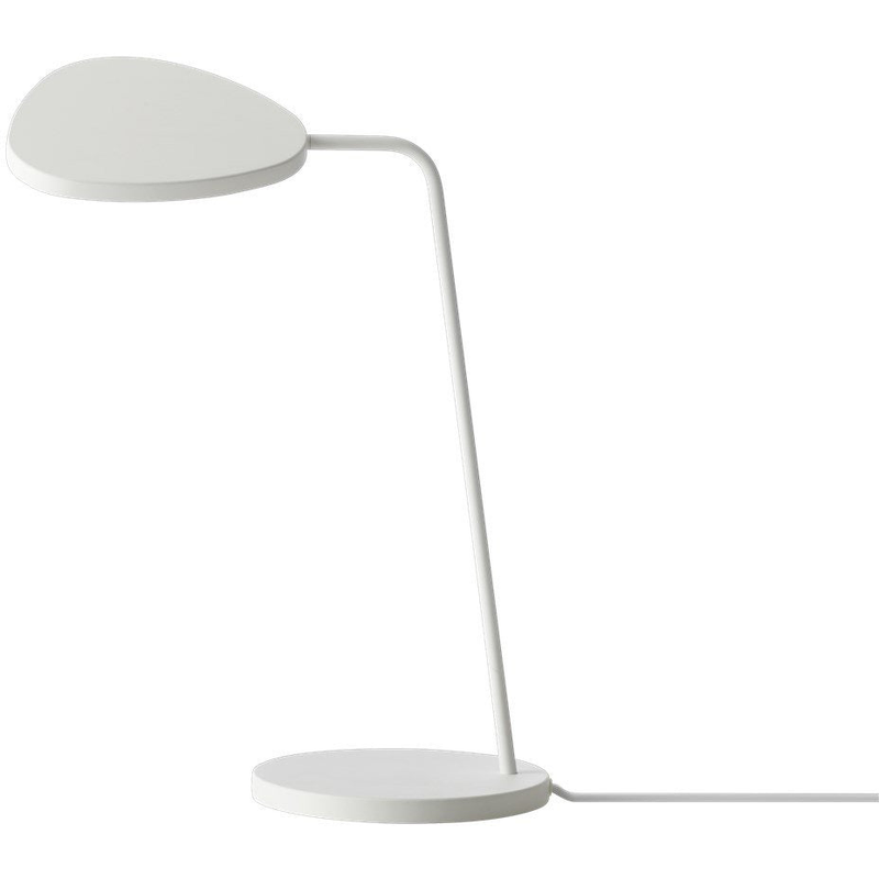 LAMPE DE TABLE FEUILLE BLANCHE