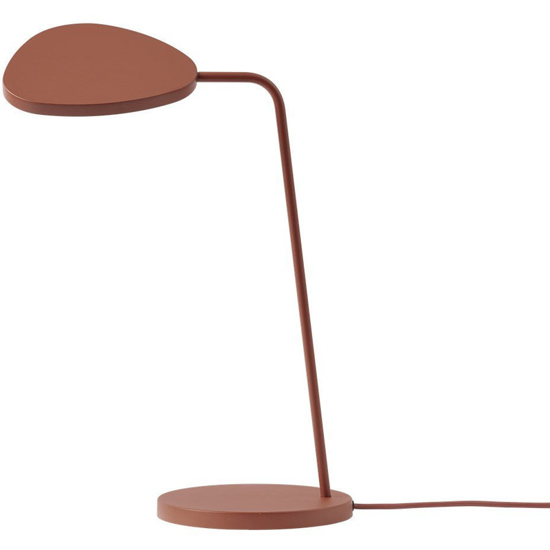 LAMPE DE TABLE LEAF MARRON CUIVRÉ