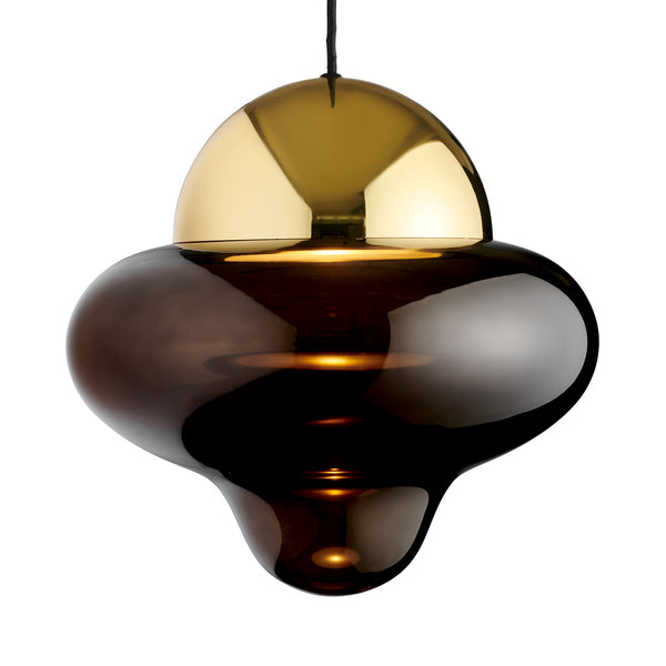 Design by us nutty brown pendant ø: 18,5 cm - brown/gold - Vaalea.dk