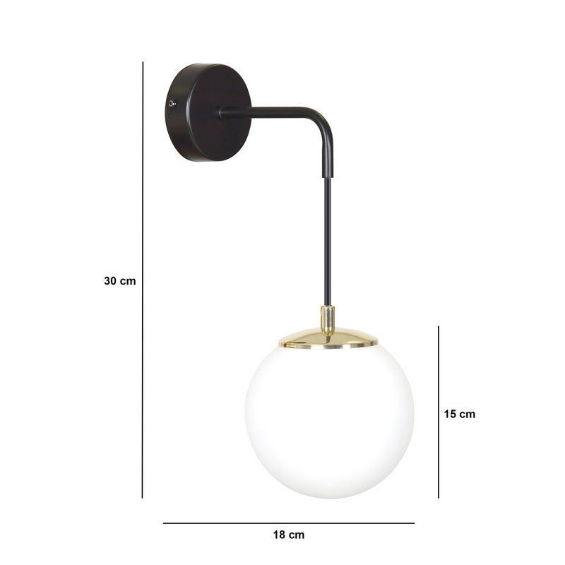 Ognis k1 white  lampe Væglampe - Vaalea.dk