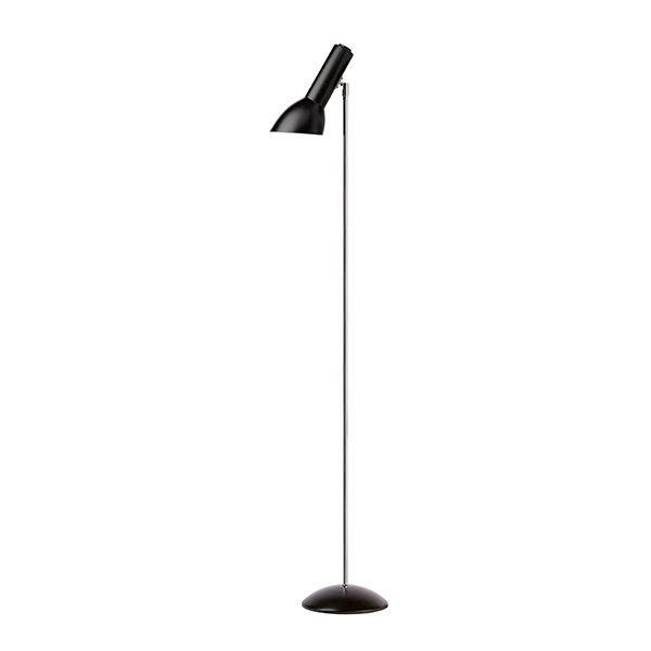 SCHUINE VLOERLAMP ZWART