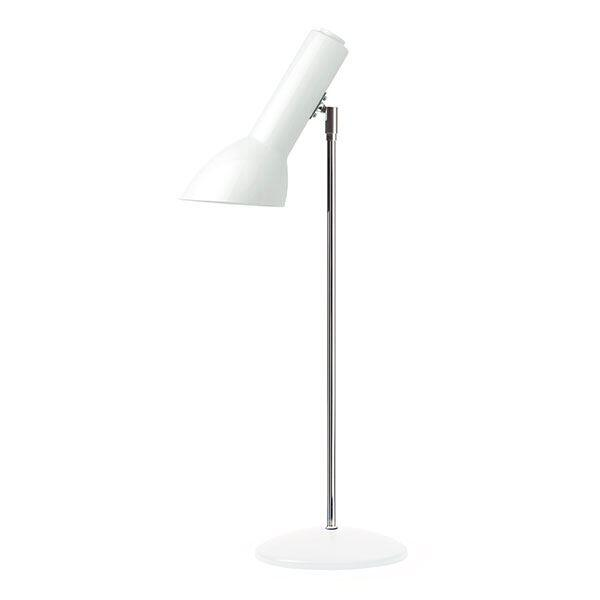 Oblique bordlampe hvid blank Bordlampe - Vaalea.dk