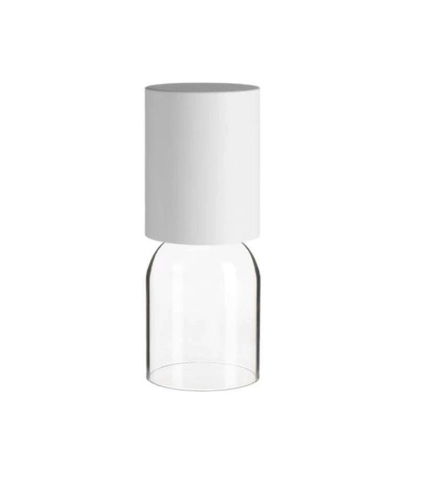 NUI MINI LED WIEDERAUFLADBARE TISCHLAMPE WEISS - LUCEPLAN