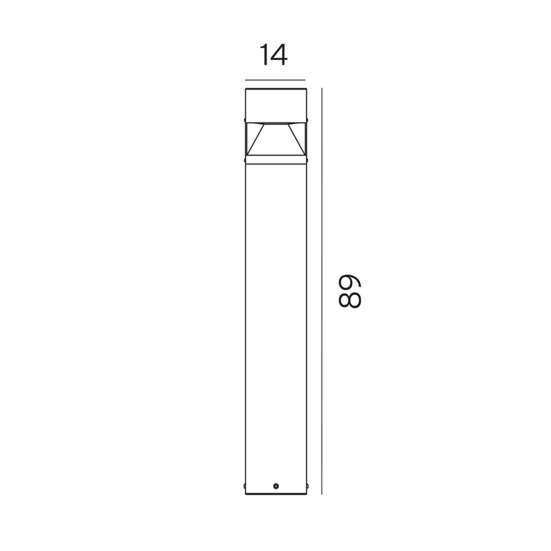 ARVIKA ZWARTE 891B BOLLARDS