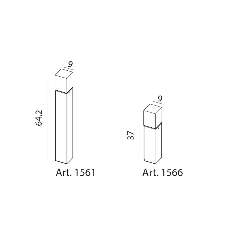 ARENDAL GALV LED 1561GA POLLER