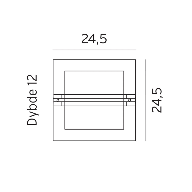 BERN ZWART MAT 651B WANDLAMPEN