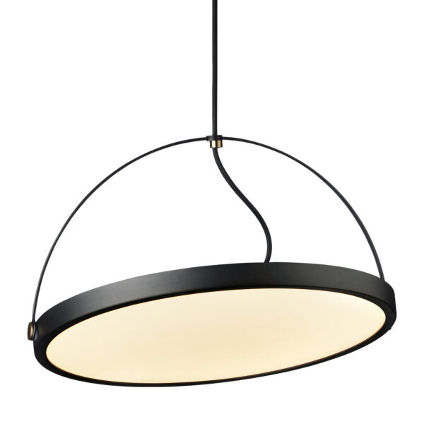 Pivot pendel ø40 - black/antique brass Pendel - Vaalea.dk