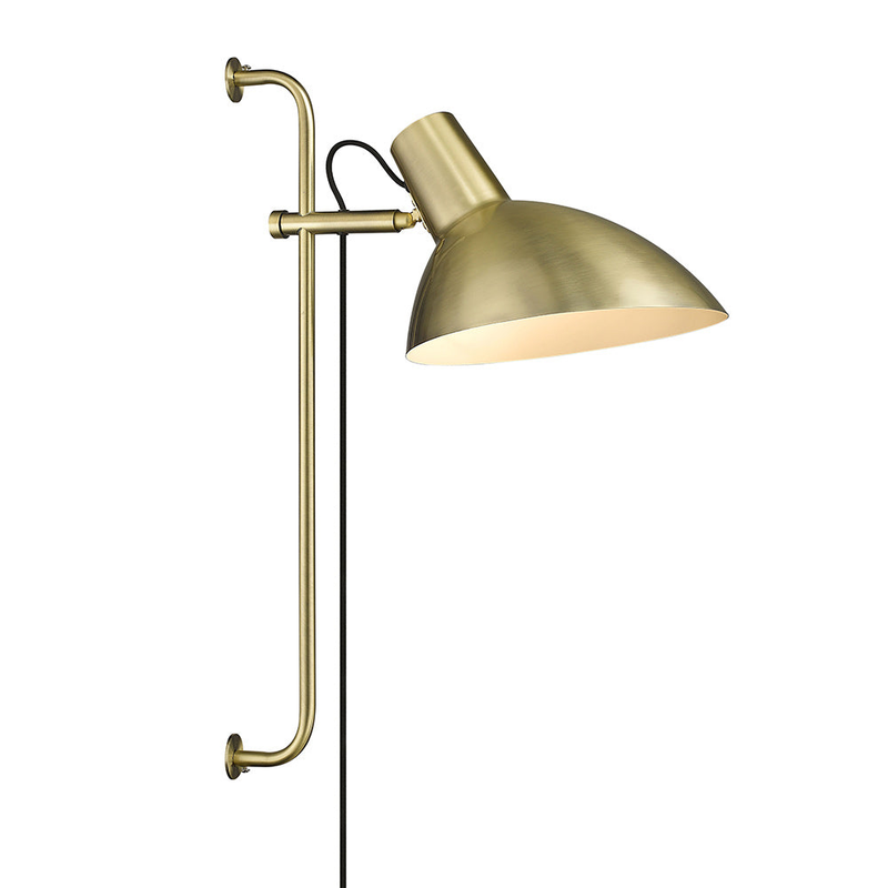 METROPOLE GRANDE WANDLAMP - ANTIEK MESSING