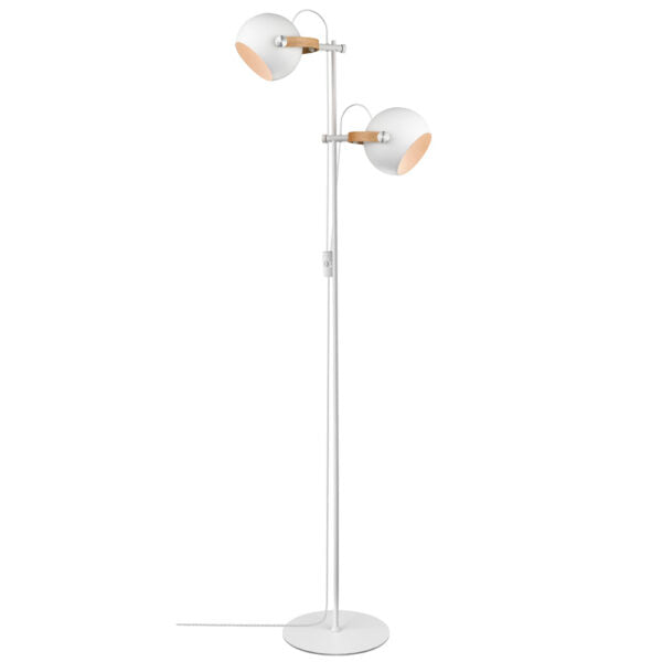 DC VLOERLAMP 2L Ø18 - WIT