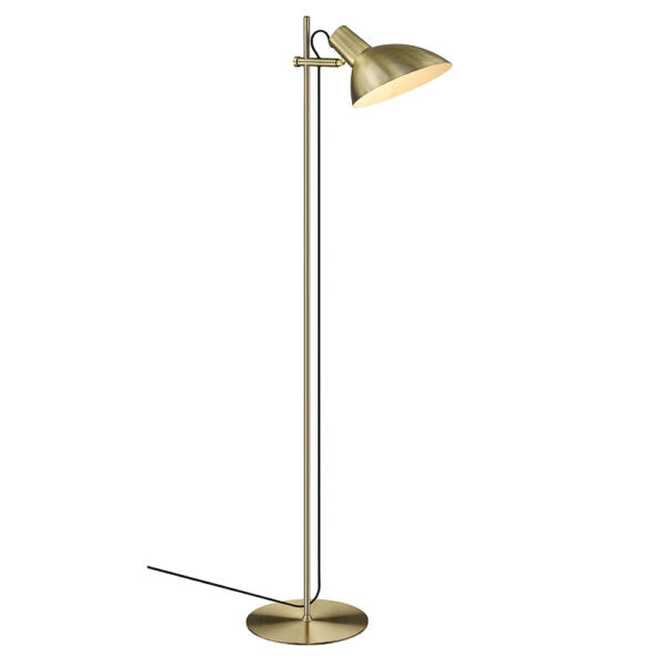 METROPOLE VLOERLAMP 1L - ANTIEK MESSING