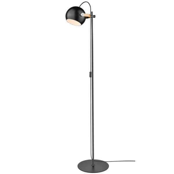 DC VLOERLAMP 1L Ø18 - ZWART