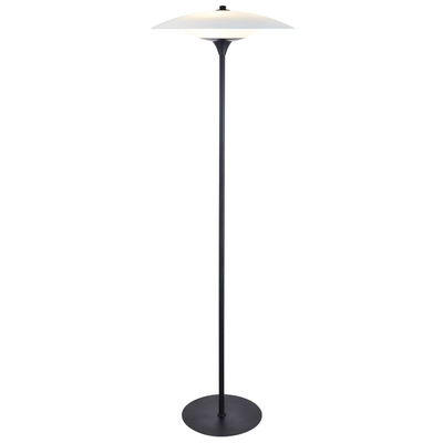 Baroni gulvlampe ø46 - opal/black Gulvlampe - Vaalea.dk