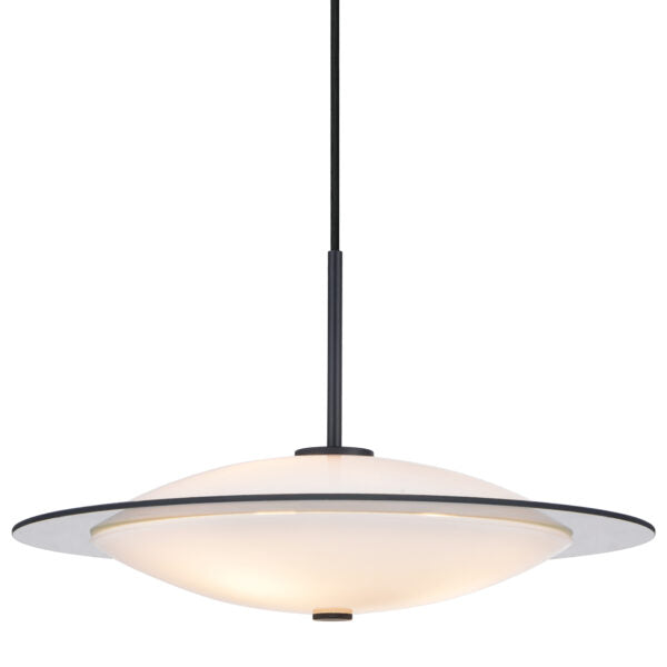 Orbit pendel ø40 - opal/black Pendel - Vaalea.dk